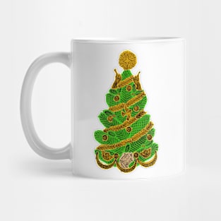 Collage Christmas Tree Mug